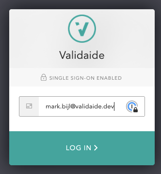Validaide_SSO_AzureAD_7a_Validaide_SSOTest_login.png
